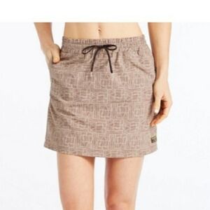 L L Bean Skort Tidewater Outdoor Camping Beach SPF 50 Chlorine Resistant Hiking